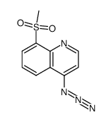 Quinoline,4-azido-8-(methylsulfonyl)-结构式