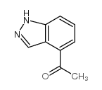 1-(1H-吲唑-4-基)乙酮结构式