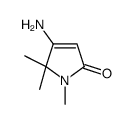 4-amino-1,5,5-trimethylpyrrol-2-one结构式