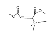 dimethyl 2-(trimethylstannyl)maleate Structure