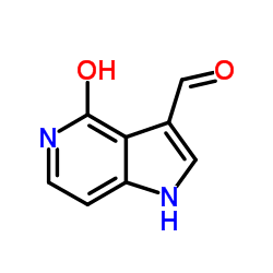 4-Hydroxy-5-azaindole-3-carbaldehyde结构式