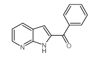 Phenyl(1H-pyrrolo[2,3-b]pyridin-2-yl)methanone结构式