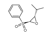 (trans)-3-(1'-methylethyl)-2-phenylsulfonyloxirane Structure