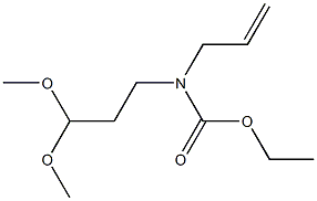 ethyl allyl(3,3-dimethoxypropyl)carbamate结构式