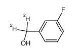 3-fluoro-α,α-d2-benzyl alcohol Structure