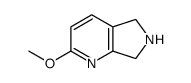2-Methoxy-6,7-dihydro-5H-pyrrolo[3,4-b]pyridine结构式