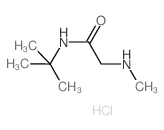 N-(tert-Butyl)-2-(methylamino)acetamide hydrochloride结构式