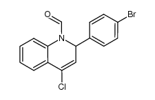 2-(4-bromophenyl)-4-chloroquinoline-1(2H)-carbaldehyde Structure