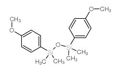 1,3-Bis(4-methoxyphenyl)-1,1,3,3-tetramethyldisiloxane structure