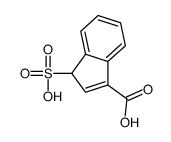 3-sulfo-3H-indene-1-carboxylic acid Structure