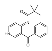 N-(3-benzoylpyridin-4-yl)-2,2-dimethylpropanamide Structure