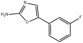 5-(3-Fluorophenyl)oxazol-2-amine结构式