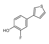 2-fluoro-4-thiophen-3-ylphenol结构式