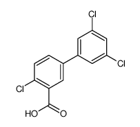 2-chloro-5-(3,5-dichlorophenyl)benzoic acid结构式