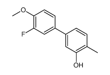 5-(3-fluoro-4-methoxyphenyl)-2-methylphenol结构式