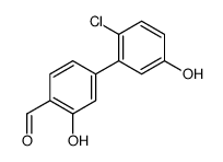 4-(2-chloro-5-hydroxyphenyl)-2-hydroxybenzaldehyde结构式