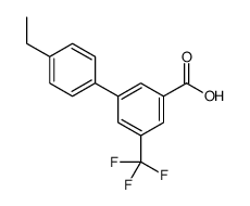 3-(4-ethylphenyl)-5-(trifluoromethyl)benzoic acid Structure