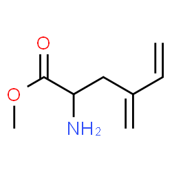 5-Hexenoic acid,2-amino-4-methylene-,methyl ester结构式