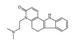 4-[2-(dimethylamino)ethyl]-6,11-dihydro-5H-pyrido[3,2-a]carbazol-3-one结构式
