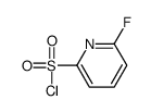 6-fluoropyridine-2-sulfonyl chloride结构式