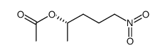 (+)-(S)-5-nitro-2-O-acetylpentanol Structure