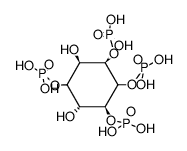 myo-inositol 1,3,4,5-tetrakisphosphate结构式