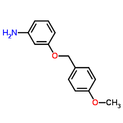 Benzenamine, 3-[(4-Methoxyphenyl)Methoxy]-结构式