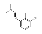 N'-(3-Chloro-o-tolyl)-N,N-dimethylformamidine structure