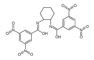 N,N'-(3,5-dinitrobenzoyl)-1,2-diaminocyclohexane结构式