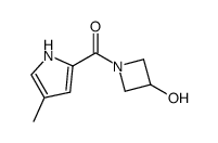 (3-hydroxyazetidin-1-yl)(4-methyl-1H-pyrrol-2-yl)methanone Structure