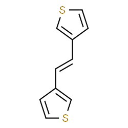 (E)-1,2-di(thiophen-3-yl)ethene结构式