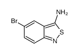 5-bromo-2,1-benzothiazol-3-amine结构式