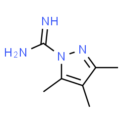 1H-Pyrazole-1-carboximidamide,3,4,5-trimethyl-结构式