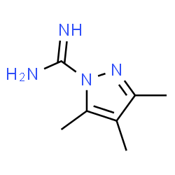 1H-Pyrazole-1-carboximidamide,3,4,5-trimethyl- structure