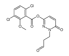 2-(3-oxopropyl)-6-dicambyl-2,3-dihydro-3-pyridazinone结构式