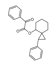 Oxo-phenyl-acetic acid 1-phenyl-spiro[2.5]oct-4-yl ester Structure