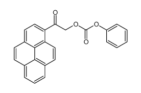 2-oxo-2-(pyren-1-yl)ethyl phenyl carbonate结构式