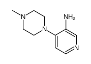 4-(4-Methyl-1-piperazinyl)-3-pyridinamine结构式