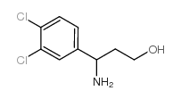 3-AMINO-3-(3,4-DICHLORO-PHENYL)-PROPAN-1-OL structure