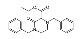 ethyl 1,4-dibenzyl-3-oxopiperazine-2-carboxylate structure