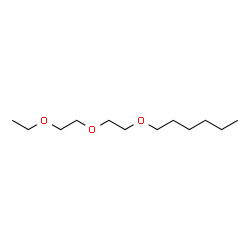 1-(2-Ethoxyethoxy)-2-(hexyloxy)ethane结构式