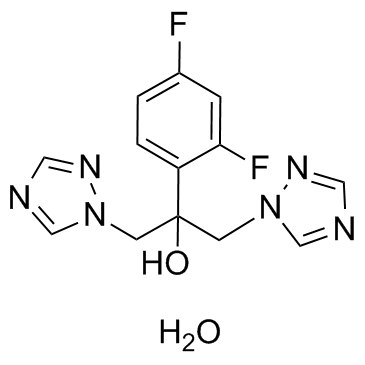 Fluconazole hydrate structure