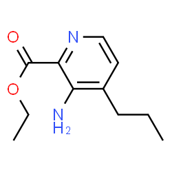 2-Pyridinecarboxylicacid,3-amino-4-propyl-,ethylester(9CI) structure