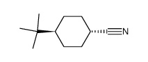 4α-tert-Butylcyclohexane-1β-carbonitrile Structure