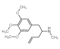 N-methyl-1-(3,4,5-trimethoxyphenyl)pent-4-en-2-amine Structure