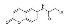 2-chloro-N-(2-oxochromen-6-yl)acetamide Structure