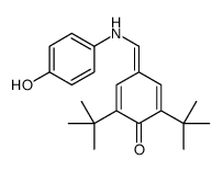 2,6-ditert-butyl-4-[(4-hydroxyanilino)methylidene]cyclohexa-2,5-dien-1-one Structure