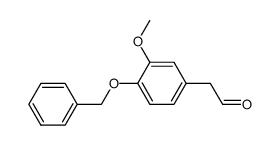 [4-(benzyloxy)-3-methoxyphenyl]acetaldehyde Structure