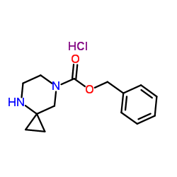 Benzyl 4,7-Diazaspiro[2.5]Octane-7-Carboxylate Hydrochloride Structure