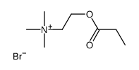 trimethyl[2-(1-oxopropoxy)ethyl]ammonium bromide structure